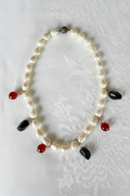 Pearl & Carnelian
