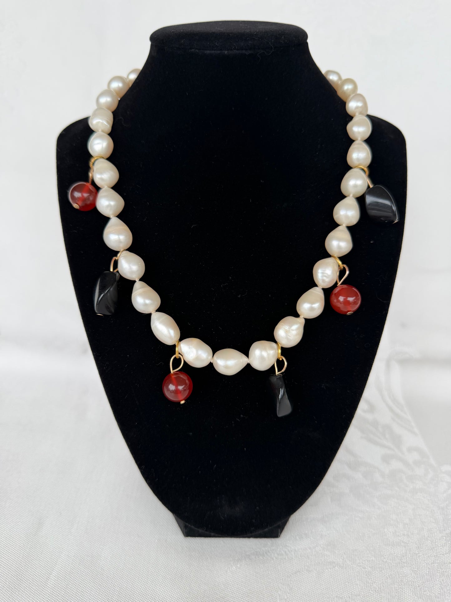 Pearl & Carnelian