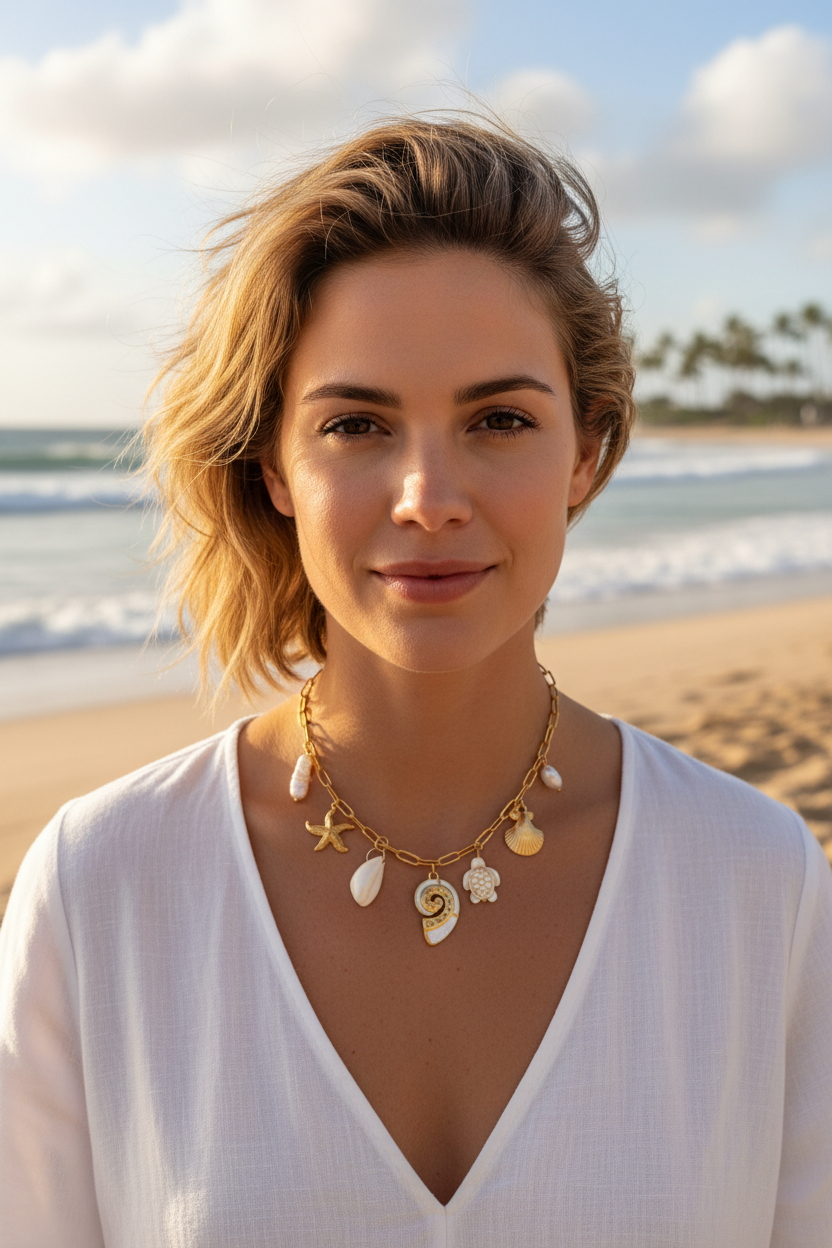 Model Front View - Shorter Chain